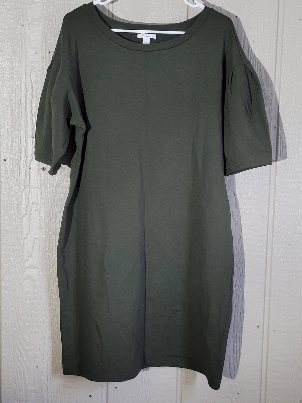 Daily Ritual Olive Green Tee Dress